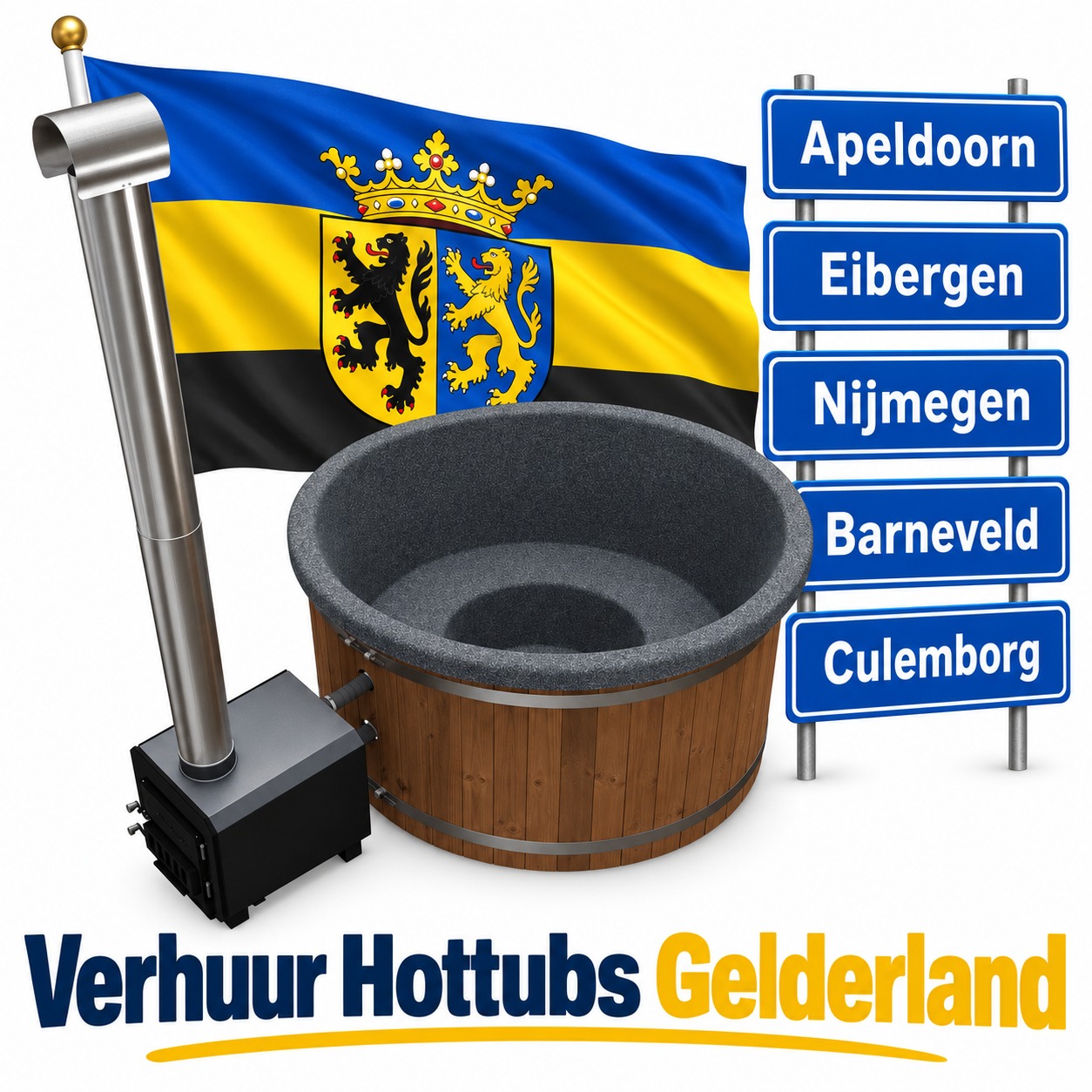 Klanten genieten in een hottub