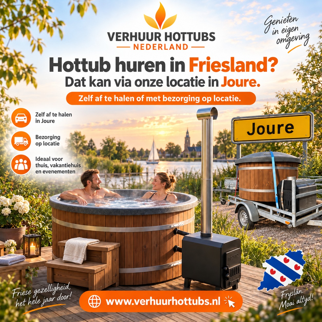 Hottub verhuur Friesland