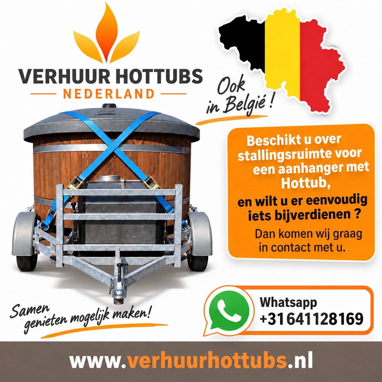 Wij zoeken nieuwe verhuurlocaties in Belgie.